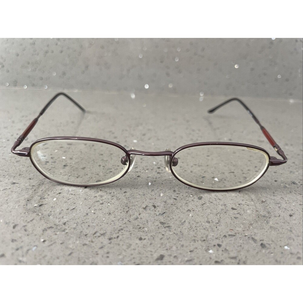 Avanti Occhiali Eyeglass Frames ONLY Burgundy 5112 46-18-135 Oval full rim